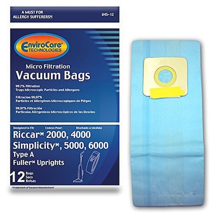 Envirocare Replacement Micro Filtration Vacuum Cleaner Dust Bags Made ...